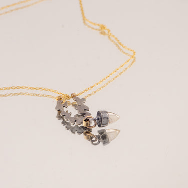 Kinetic Rutile Quartz Necklace