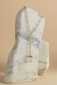 Apophyllite Oval Link Necklace 