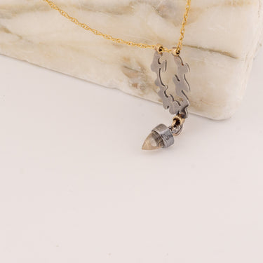 Kinetic Rutile Quartz Necklace