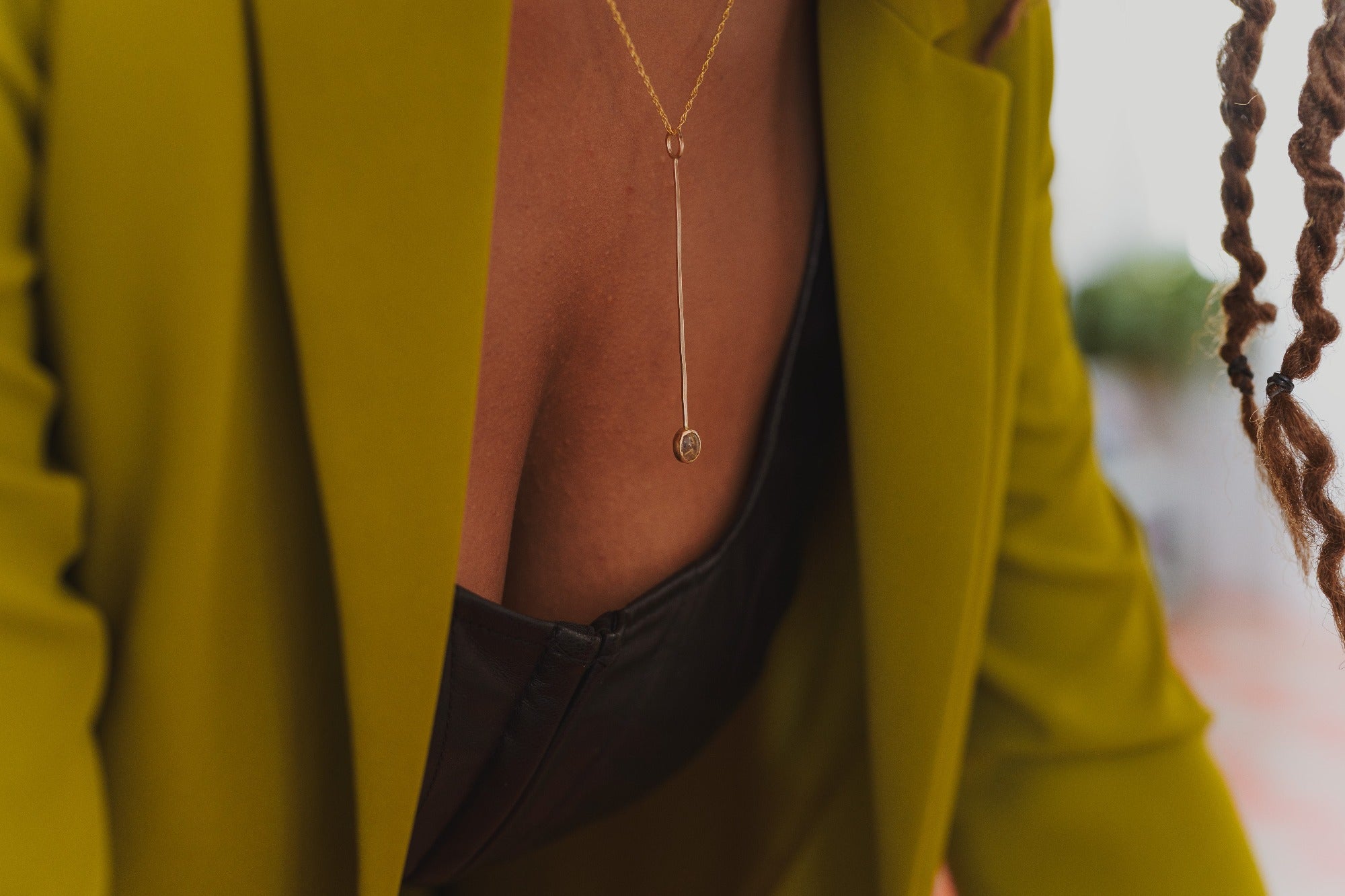 Gemstone Point Necklace
