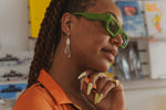 Load image into Gallery viewer, Scapolite Drop Earrings
