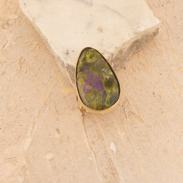 Teardrop Atlantisite Cocktail Ring